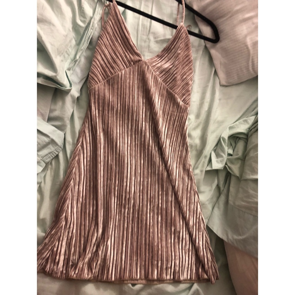 Suede Mini Dress